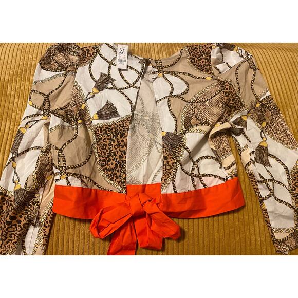 Open Back Blouse- Size Large - Picture 7 of 9